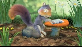 Video artwork for Squirrel's Finger Painting ABCs by Waterford’s Rusty & Rosy and Friends