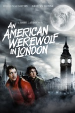 Capa do filme Um Lobisomem Americano em Londres (An American Werewolf in London)