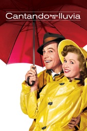 Poster for Cantando bajo la lluvia by Stanley Donen & Gene Kelly