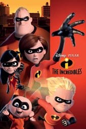 Poster for The Incredibles by Pixar