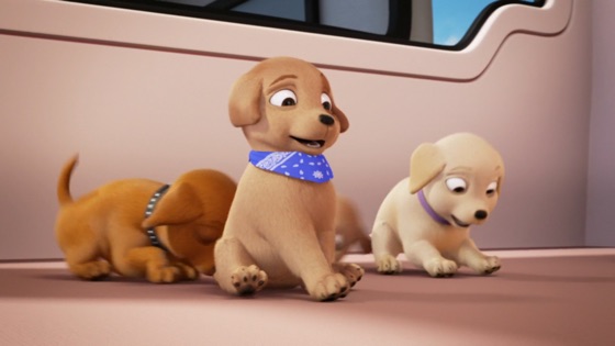 barbie and her sisters in a puppy chase