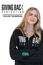 Poster for Giving Back Generation: Overcoming Eating Disorders with Taylor Thompson by Chiara Tilesi