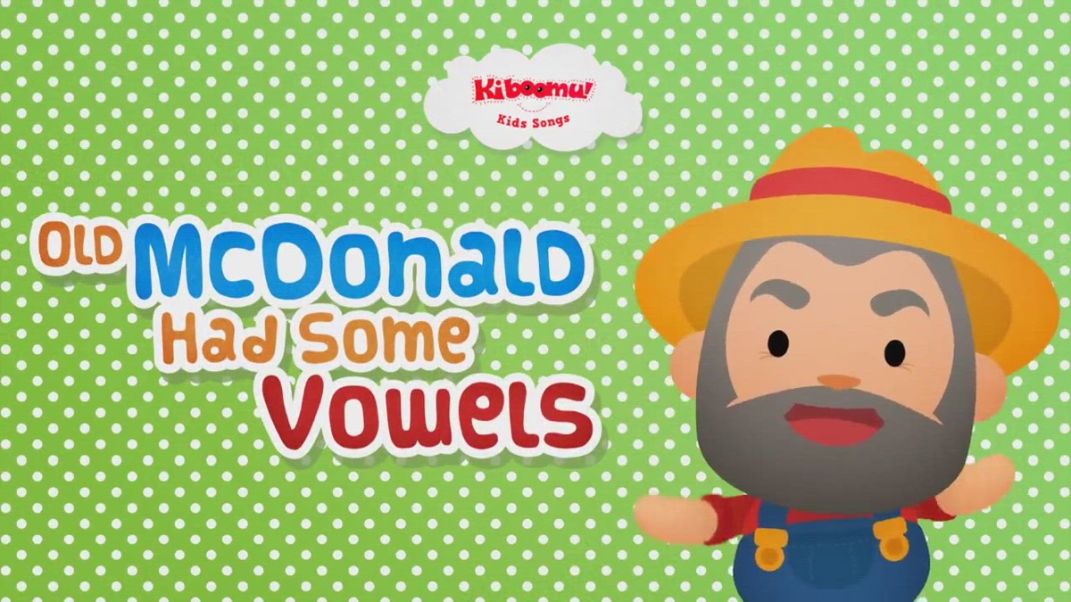 The Kiboomers Old Macdonald Had Some Vowels ‎Old MacDonald Had Some Vowels (feat. The Kiboomers) - Music Video by
