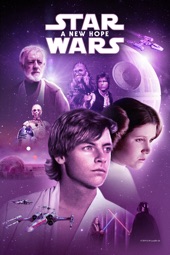 Poster for Star Wars: A New Hope by George Lucas