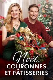 Noël, couronnes et pâtisseries