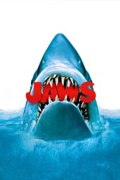 Poster for Jaws by Steven Spielberg
