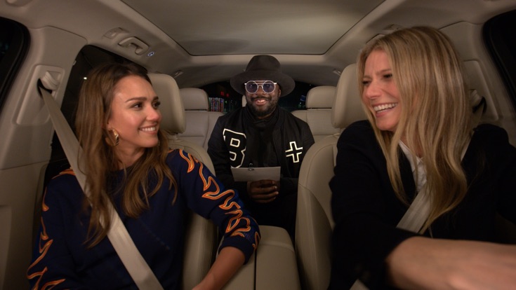 Carpool Karaoke Gwyneth Paltrow Jessica Alba Ve Will I Am