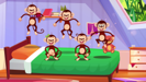 Five Little Monkeys Jumping On the Bed - BabaSharo TV