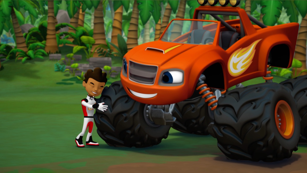 Blaze and Monster Machines: Dragon Island Race - Jogo Grátis Online