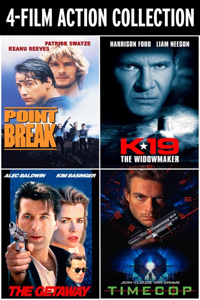 4-Film Action Collection (Point Break, K19: The Widowmaker, The Getaway, Timecop