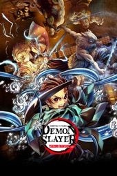 Poster for Demon Slayer: Kimetsu no Yaiba Tsuzumi Mansion Arc by Haruo Sotozaki
