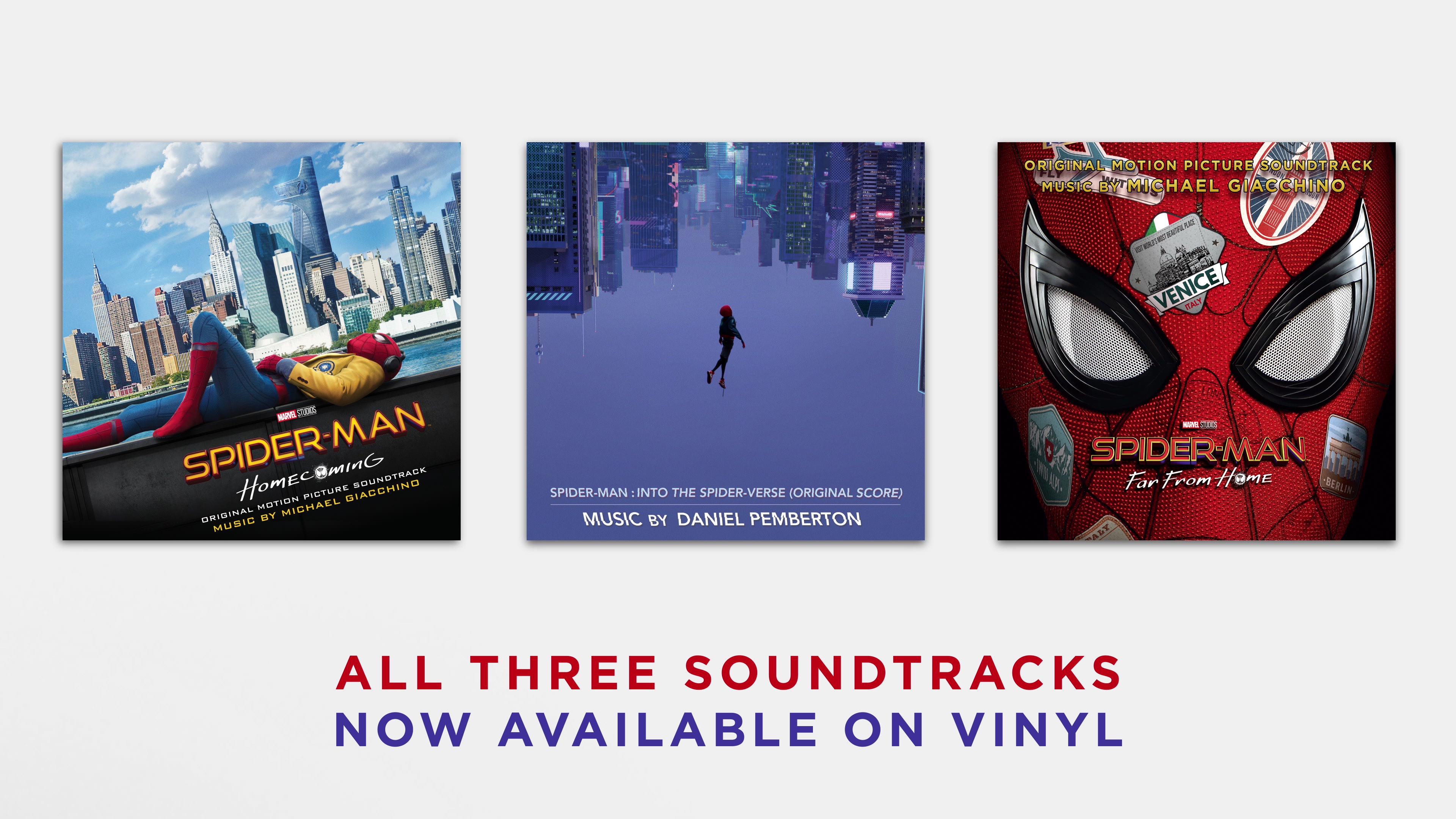 Vinyl Unboxing: Spider-Man Soundtracks by Daniel Pemberton and Michael  Giacchino de Michael Giacchino & Daniel Pemberton en Apple Music