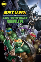 Poster for Batman vs. Las Tortugas Ninja by Jake Castorena