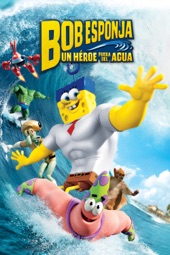 Poster for Bob Esponja: Un Héroe Fuera del Agua by Paul Tibbitt & Mike Mitchell
