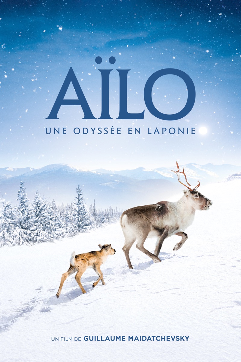 Affiche officielle Apple de Aïlo : Une odyssée en Laponie