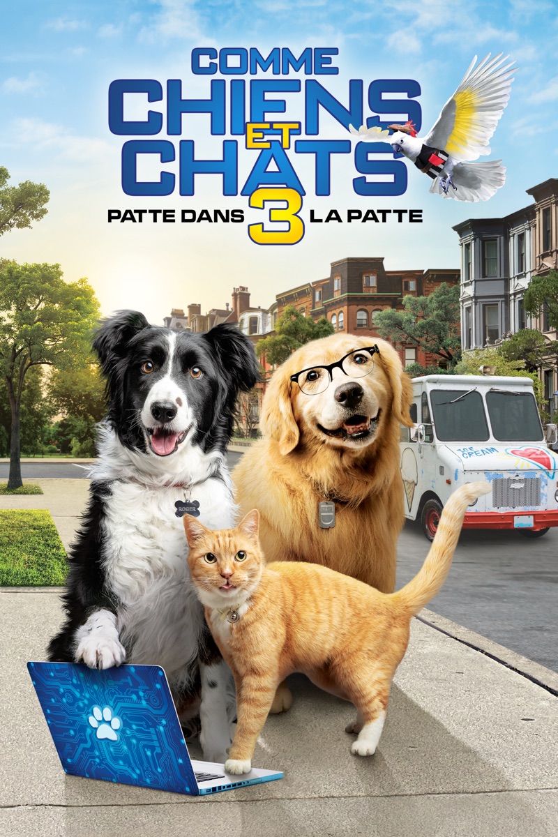 Affiche officielle Apple de Comme Chiens et Chats 3 : Patte dans la Patte