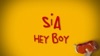 Hey Boy (Lyric Video) by Sia music video