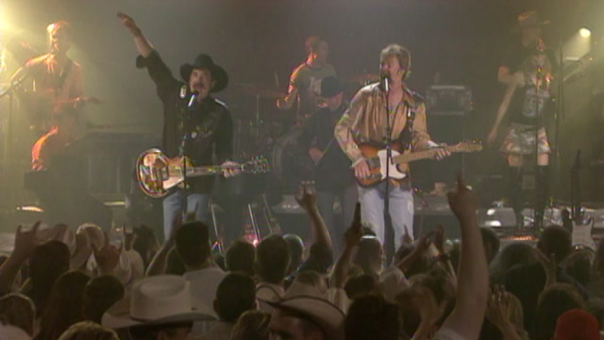 Brooks and dunn the cowboy rides away