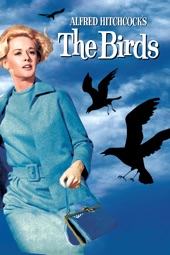 Poster for The Birds by Alfred Hitchcock