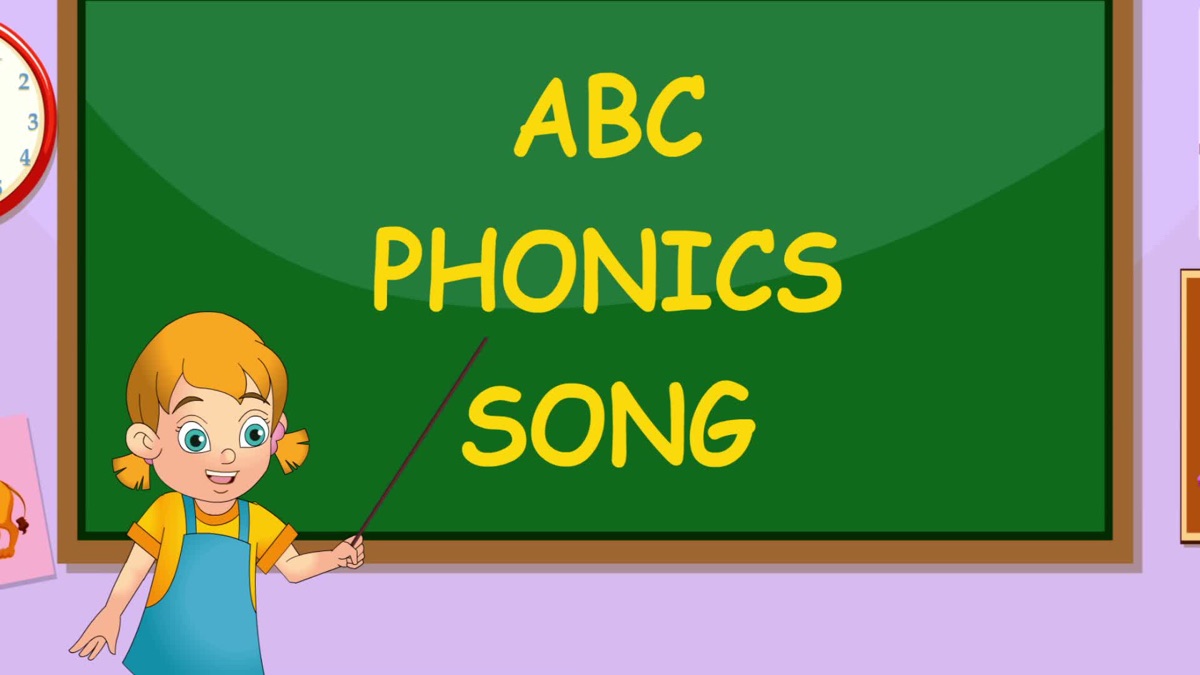 A For Apple ABCD Alphabet Phonic (Song for kids) Music Video by