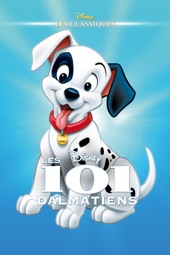 Poster for Les 101 dalmatiens by Clyde Geronimi, Hamilton S. Luske & Wolfgang Reitherman