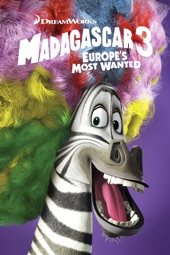 Poster for Madagascar 3: Europe's Most Wanted by Tom McGrath, Eric Darnell & Conrad Vernon