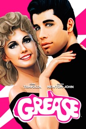 Poster for Grease by Randal Kleiser