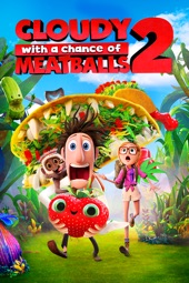 Poster for Cloudy with a Chance of Meatballs 2 by Cody Cameron & Kris Pearn