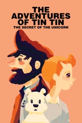 Poster for The Adventures of Tintin: The Secret of the Unicorn by Steven Spielberg