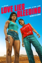 Poster for Love lies bleeding by Rose Glass