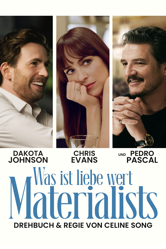 Was ist Liebe wert - Materialists - Celine Song Cover Art