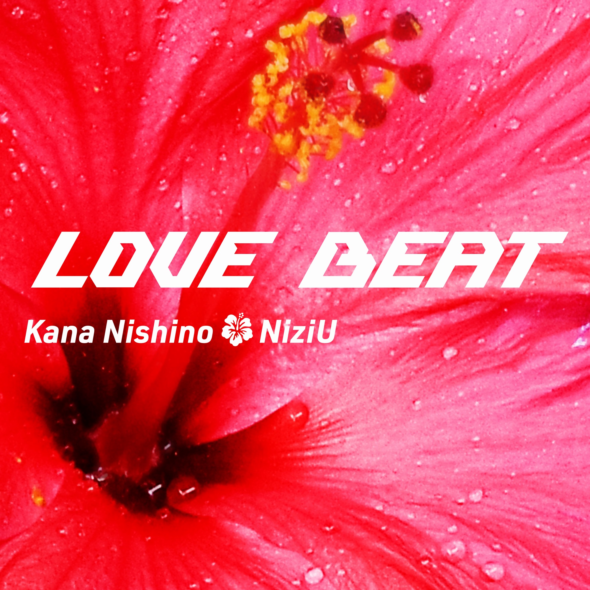 Kana Nishino - LOVE BEAT (feat. NiziU) - Single Cover