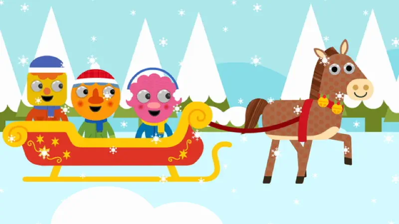 Jingle Bells - Music Video by Super Simple Songs & Noodle & Pals