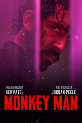 Monkey Man - Dev Patel Cover Art