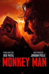 Monkey Man - Dev Patel Cover Art