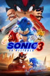 Poster for Sonic 3 La Película by Jeff Fowler