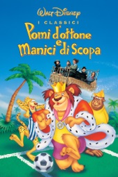 Poster for Pomi d'ottone e manici di scopa by Robert Louis Stevenson