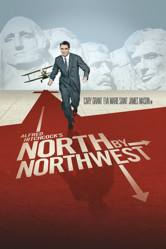 North By Northwest - Alfred Hitchcock Cover Art