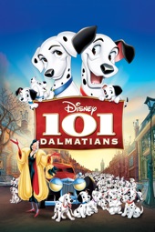 Poster for 101 Dalmatians (1961) by Clyde Geronimi, Hamilton S. Luske & Wolfgang Reitherman