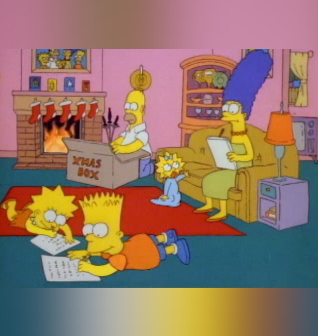 Calendrier de l'avent Ciné-TV : Les Simpsons (Noël mortel, S01-E01) -  FulguroPop