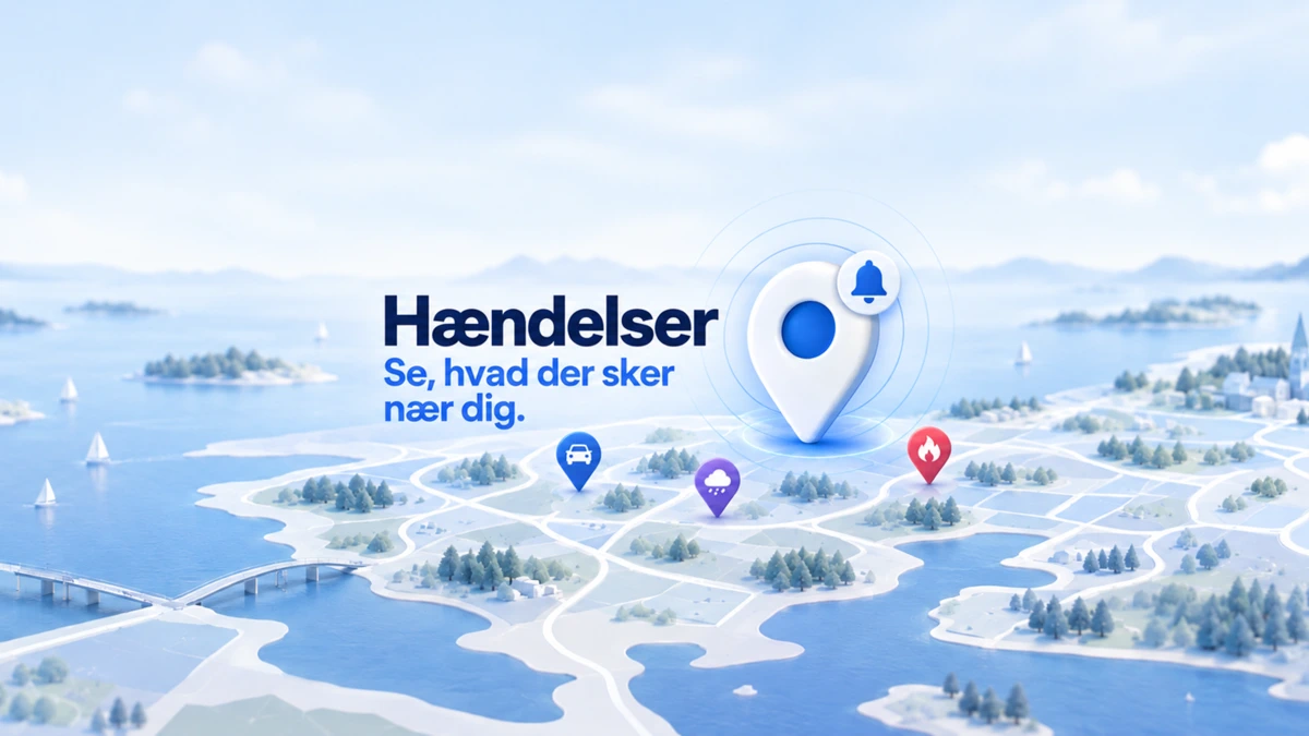 Hændelser App Store product page header