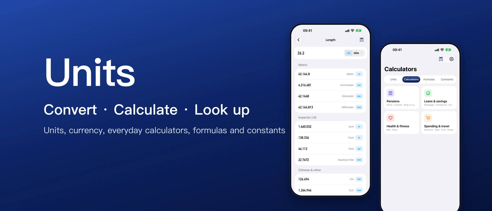 Units: Converter & Formulas App Store product page header