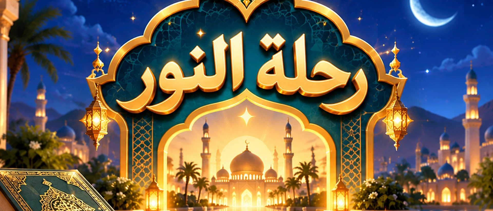 رحلة النور product page header