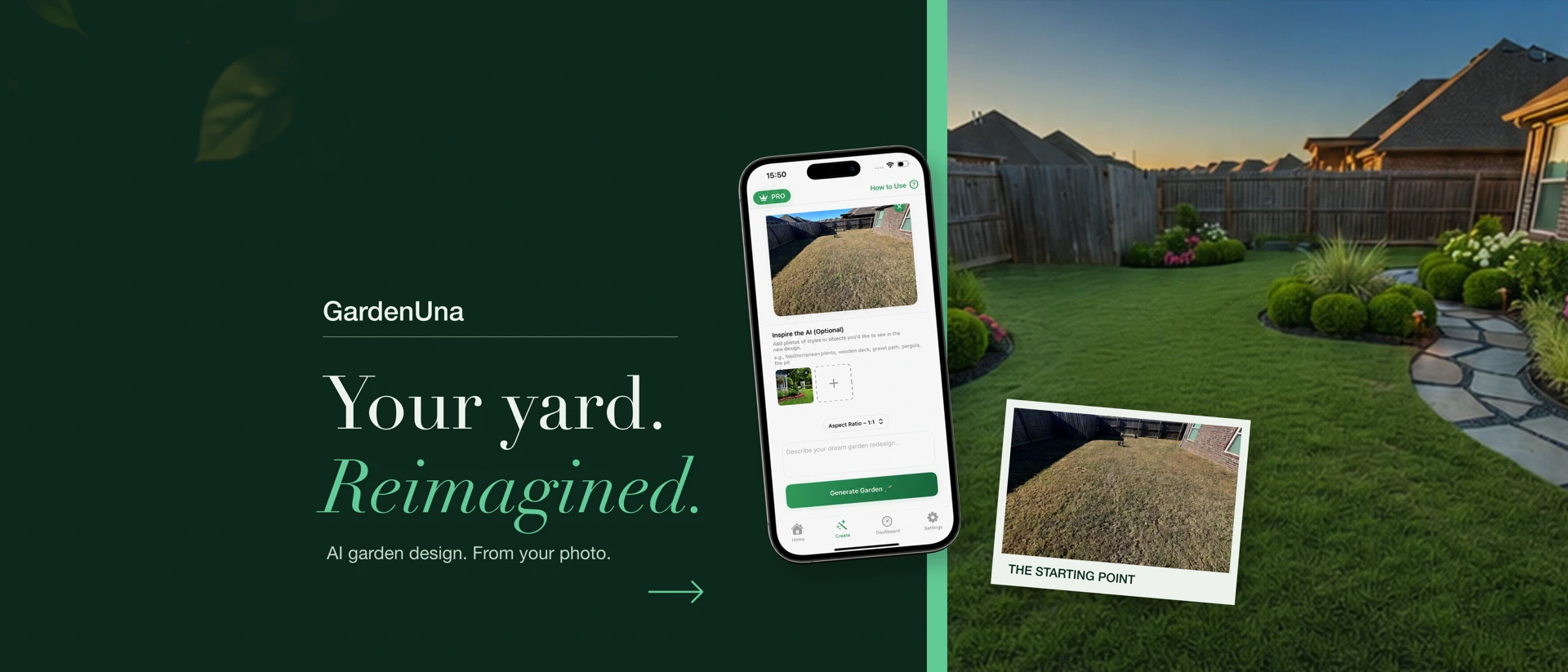 Backyard AI: Landscape Design product page header