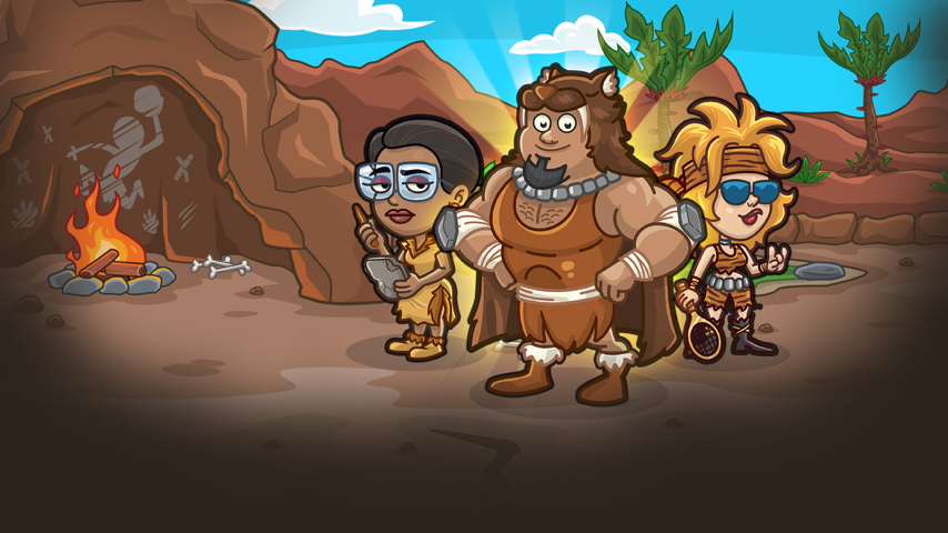 Let's go back to Cavemen times Live Event