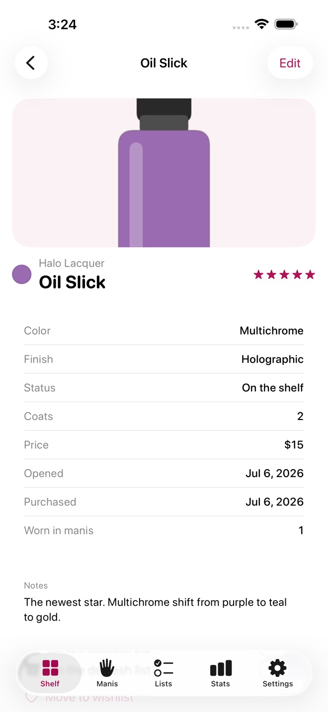 PolishBook: Nail Shelf screenshot 2