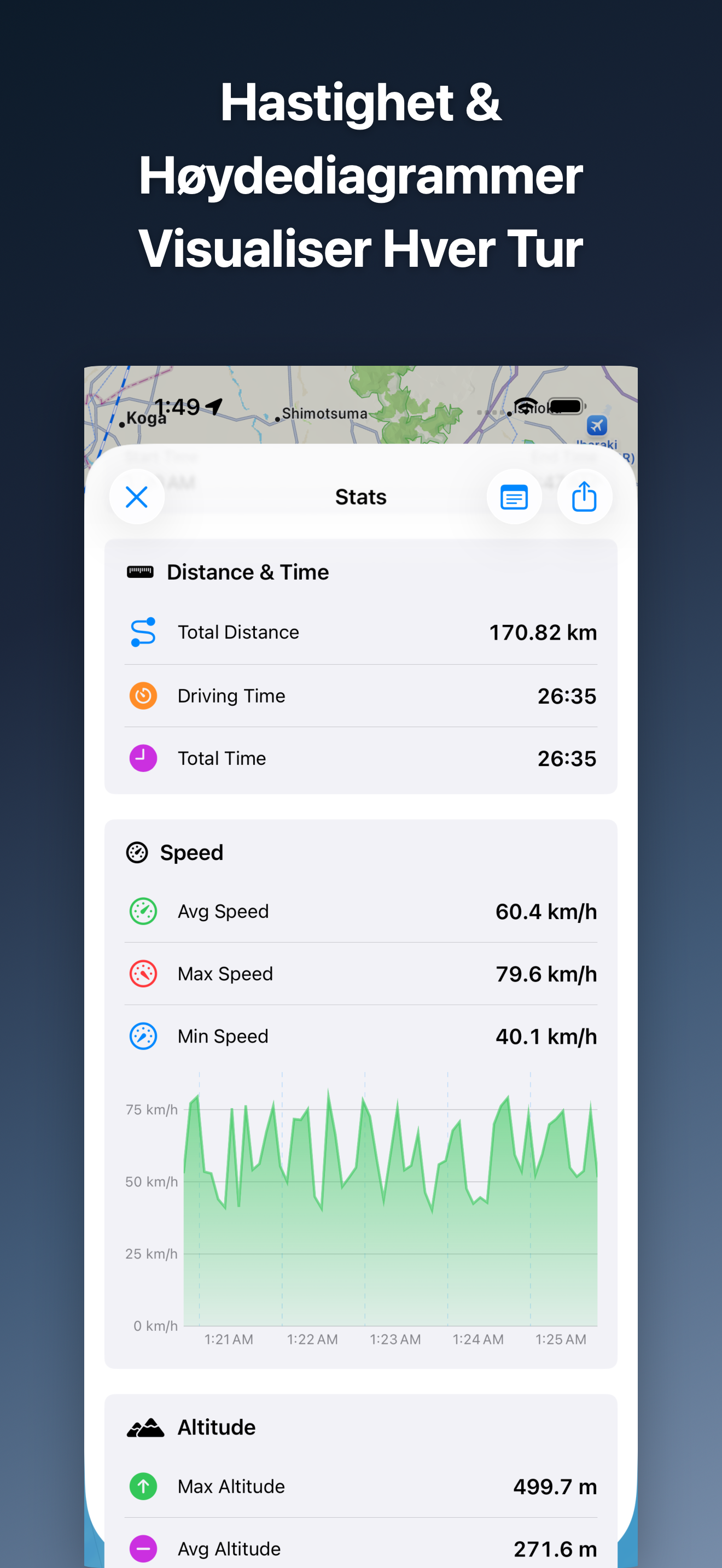 DriveTracker - Driving Log iOS screenshot 4 showing app interface
