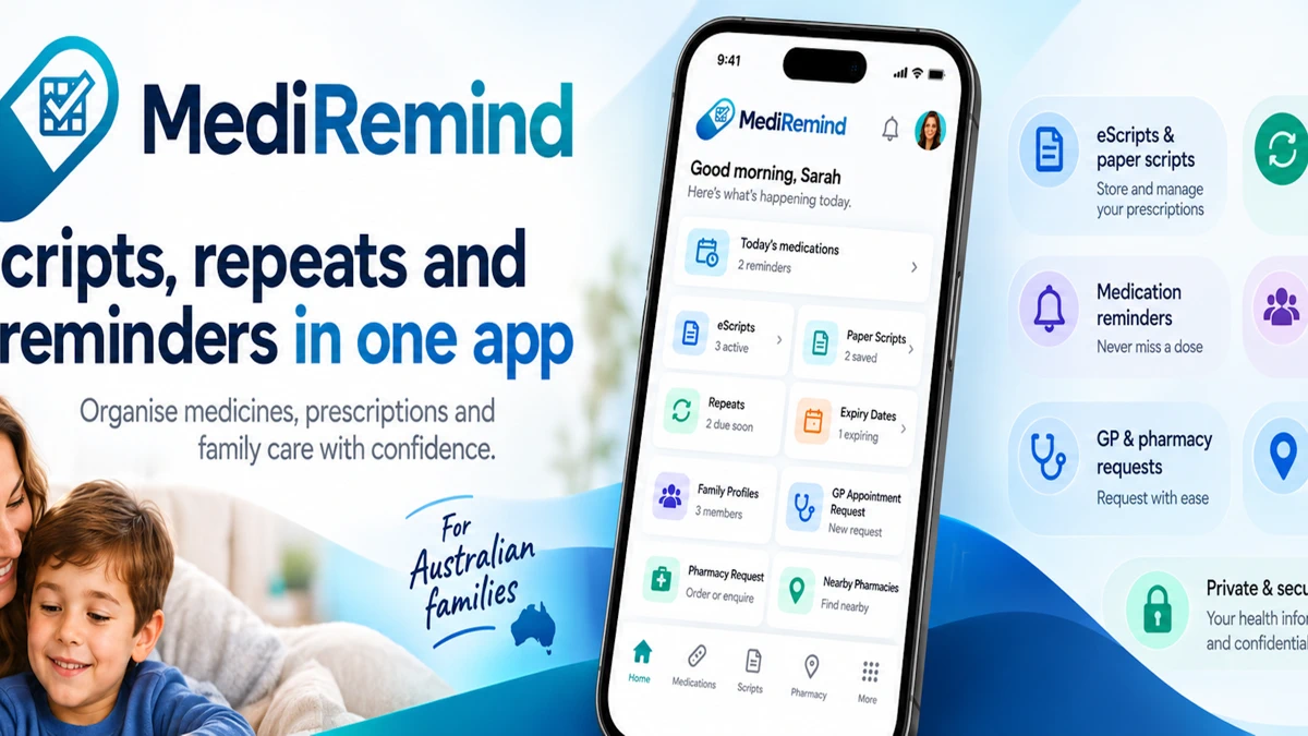 MediRemind: Medication Tracker App Store product page header