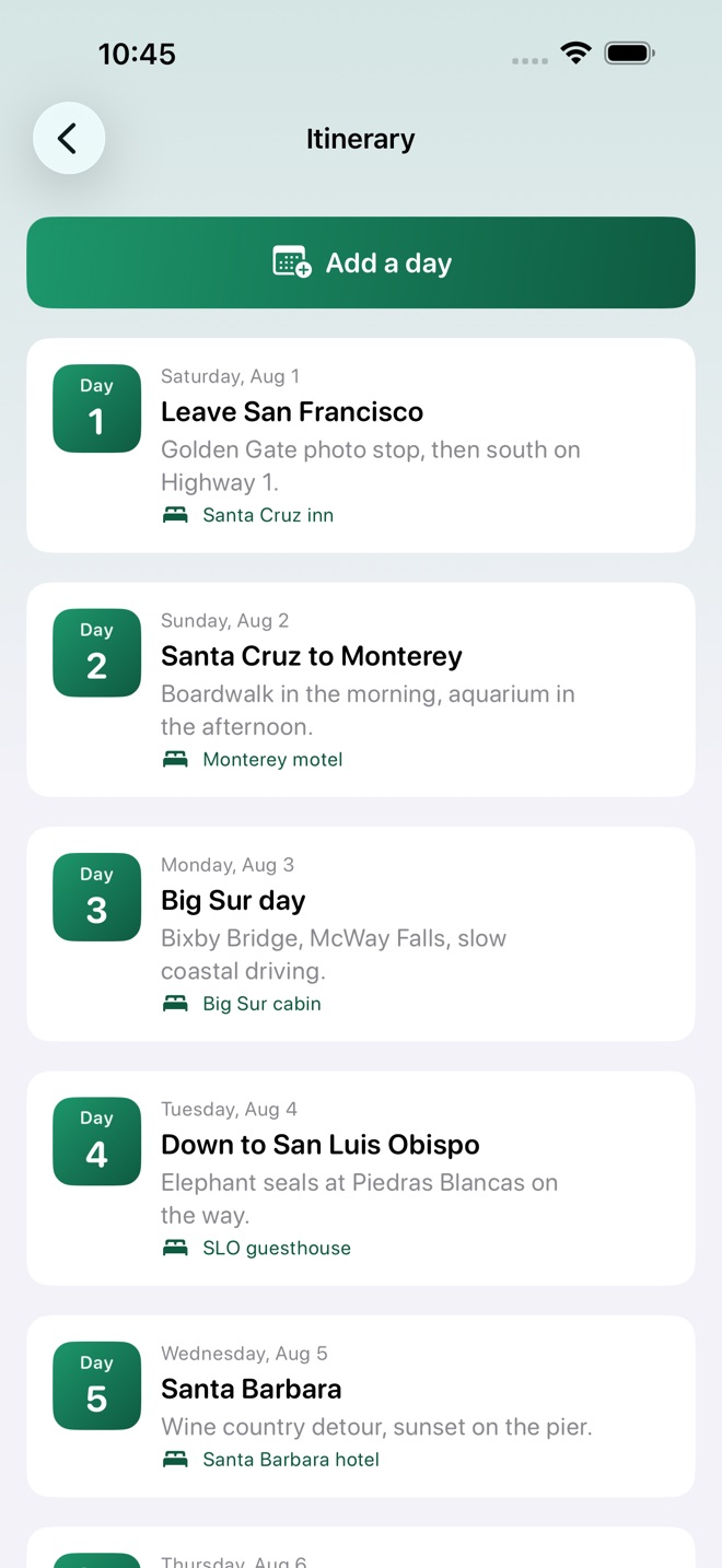 RoamPlan: Road Trip Planner screenshot 4