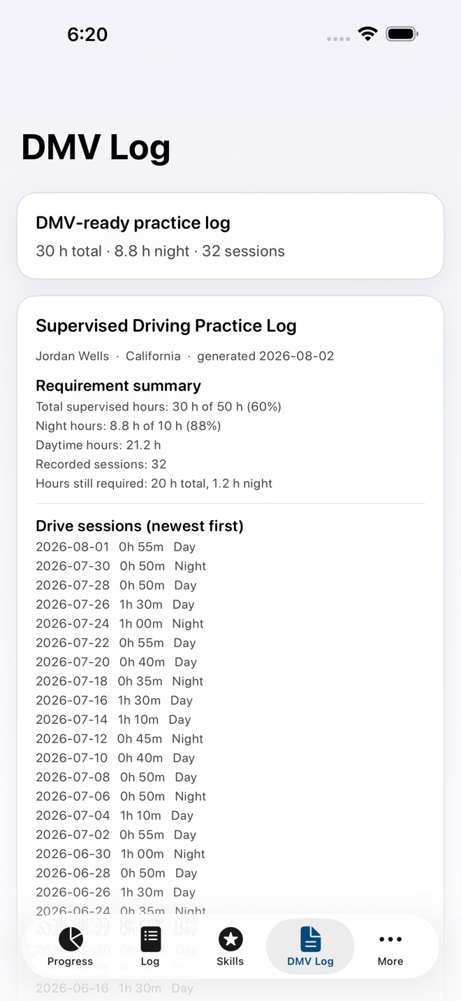 PermitBook: Driving Hours Log screenshot 4